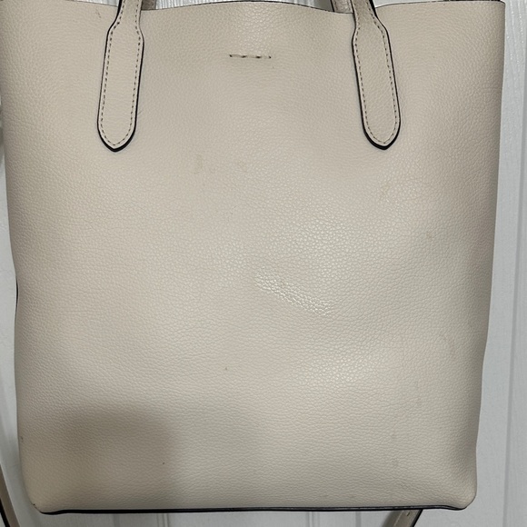 Coach Thea Ivory/Cream Leather Tote Bag - Picture 7 of 12
